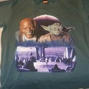 Star wars episode 1 coruscant shirt XL